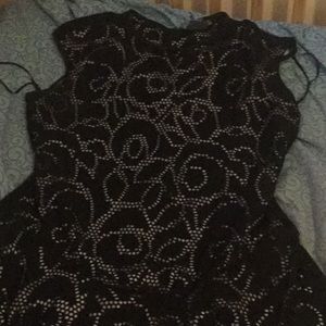 Black and white dress